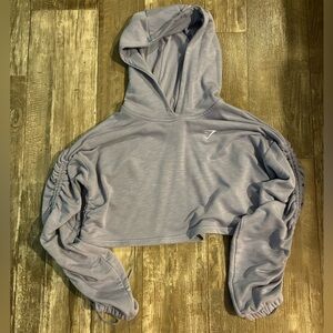 Gymshark Light Purple Cropped Hoodie - Women’s Size L